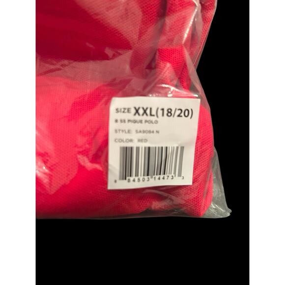 French Toast Boys Uniform Red Polo XXL 18-20, New With Tags, NWT - Picture 2 of 4